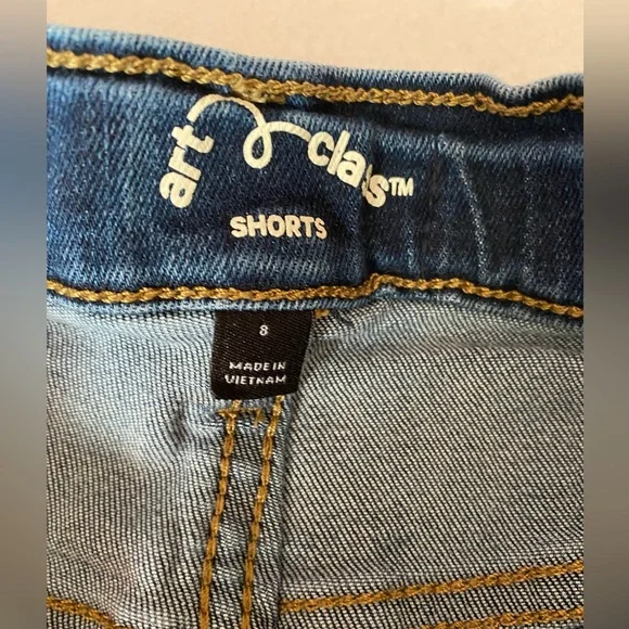 Boys Distressed Denim/Jean Shorts Size 8 - Picture 5 of 5